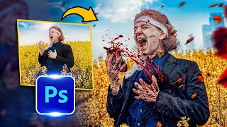 SELF DESTRUCTION Photoshop speed art.      #mrhires #photoshop #1000subscriber #bennyproduction