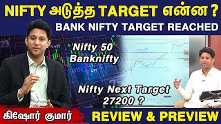 Nifty அடுத்த Target என்ன? Bank Nifty Target Reached!! Review & Preview | Kishore Kumar