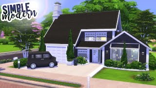 SIMPLE MODERN HOUSE | The Sims 4 Speed Build