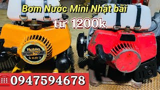 23/3 Bán cực Rẻ Lô máy bơm mini Nhật bãi  40Ly zin nguyên bản của nhật giá chỉ từ 1200k ☎️0947594678