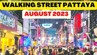 Pattaya Walking Street 2023 August | Pattaya Nightlife 2023