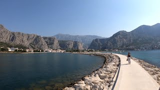 Omiš Croatia - street and beach cycling