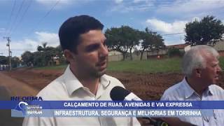 CALÇADAS SÃO CONSTRUÍDAS EM TORRINHA