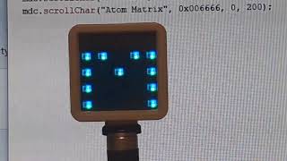 M5Atom Scrolling Text Library DIY