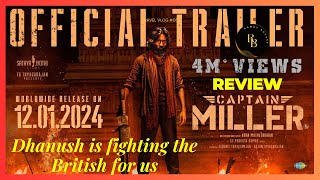 Captain Miller Trailer Public Talk | Captain Miller Trailer Review | Dhanush | Shiva Rajkumar