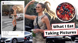 What I Eat in LA + How I Take and Edit My Pictures | Romee Strijd VLOG