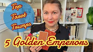 4️⃣The Emperor // 5 Favourite Golden Emperors  (4/21) ~ #TopTarotTrumps