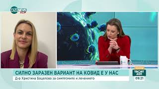 Бацелова: Няма повод за паника заради новия подвариант на COVID-19 - Твоят ден (15.11.2024)