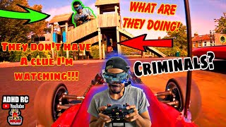 FPV RC Car In N Out Troll Prank vs CRIMINALS