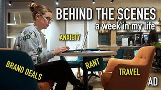 BEHIND THE SCENES OF BRAND DEALS & WORKING FOR MYSELF! | AD