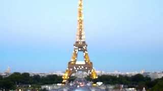 Lighting up The Eiffel Tower at Night