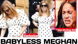 Princess Beatrice MOCKS Meghan When She Announces Her Second Pregnancy, "BABYLESS MEGHAN" she says..