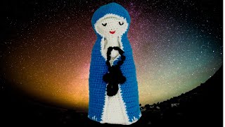 How To Crochet Nativity Amigurumi || Mother mary amigurumi part 3/3