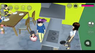 Keluarga tersayang ku❤️ #Sakura School Simulator# part 1