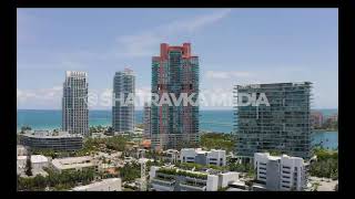 South of Fifth Miami Beach Luxury Buildings - Aerial Stock Footage (May 2021)