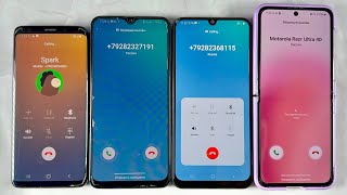 Incoming Call Samsung Galaxy S9 + Samsung Galaxy A50 + Samsung A24 + Galaxy Z Flip 5