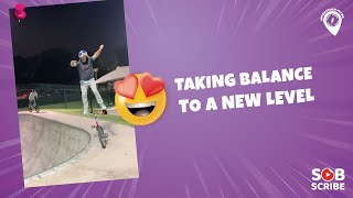 😱 Taking Balance To A New Level | Bike | Bicycle | Bmx Tricks 🔥 ADVENTURES FEVER #shorts