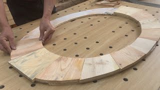 Beautiful Modern Table Design From Pallet Wood // The Table Is Meticulously Made With Delicate Lines