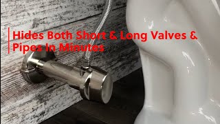 Upgrade Your Bathroom Decor in Minutes with TapCap Decorative Valve Cover. Watch Easy Install Video.