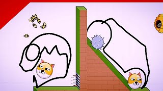 Save the doge | Several levels with many obstacles were easily overcome