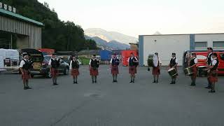 "Zurich Caledonian March" - Auftritt Ennetbürgen (NW) / Zurich Caledonian Pipe Band 2021