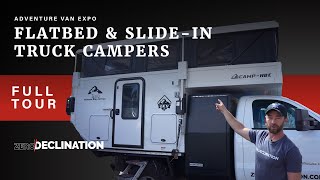 Pop Up Truck Campers with Zero Declination | 2 Models from Overland Explorer Vehicles