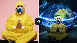 Save Earth Photo Editing In Photoshop | Photoshop Tutorial