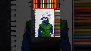 Kakashi 👾drawing from😈 Naruto! [asmr] #shorts #anime #asmr