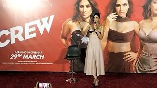 CREW MOVIE PRAMOTION || KRITI SENON || Hot Looking Dress || REL.29th MARCH || Bollywood Rubaru