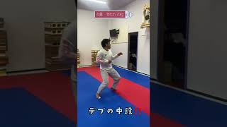 中段突き自主練習👊😆#空手 #shorts #40代 #karate #