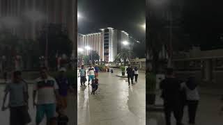 Masjid Istiqlal Jakarta Malam Hari pintu Al Fattah