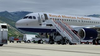 [P3Dv4] DrukAir A319 A5-RGG  | Kathmandu - Parp | DRK 208 | VNKR-VQPR