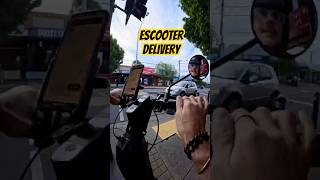 Easy Quick Delivery #ubereats #electricscooter #shorts #insta360acepro #segwaymaxg2 #segway #work