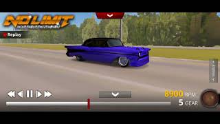 No limit drag racing 2.0 v1.9.9 Nitrous Fed Retro 1957 Chevrolet BelAir @5.515 et