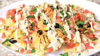 CHICKEN NACHOS : Super easy recipe (new)