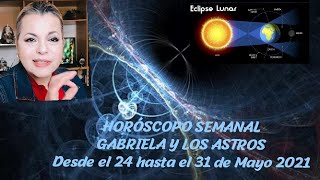 HORÓSCOPO SEMANAL 💫 Desde el 24 hasta el 31 de MAYO 2021 SIGNO POR SIGNO #Eclipse Lunar Astros Tarot