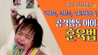 [육아] 때리고, 던지고, 소리지르는 아이 훈육법! 꼭 실천해보세요 l이민주육아상담소l