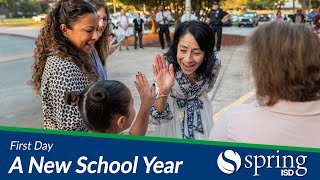 The First Day of School at Spring ISD!