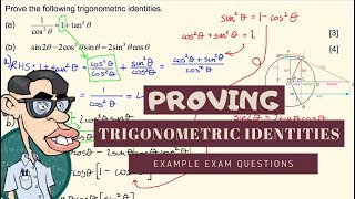 Proving Trigonometric Identities - Exam Questions