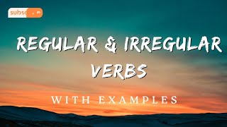 Regular and Irregular verbs | concept of regular and Irregular verbs in English Grammar