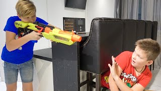 РАСПАКОВКА И ОБЗОР НА NERF RIVAL JUPITER. НЕРФ БРОС ШОУ