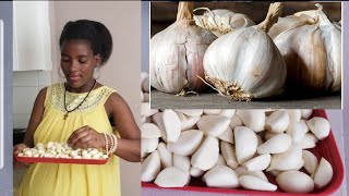 ነጭ ሽንኩርትበቀላል ዘዴ እንዴት እንደምንልጥ How to peel garlic easily