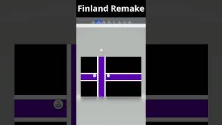 Finland Flag Remake #country #flag #finland #nato