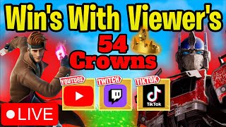 60 Crowns👑- Playing W/ Viewers #fortnite #shortslive #gaming#shorts #shortsfeed