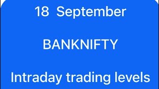 18 September Banknifty analysis video | Market analysis video for tomorrow #banknifty #stockmarket