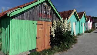 cabanes port ostréiculteurs île d'oléron drone