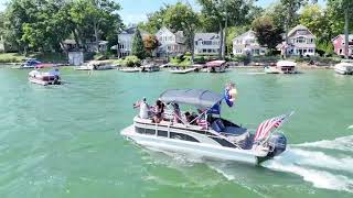 Union Lake, Mi. Labor Day weekend (Trump Parade)