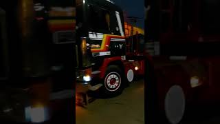 VOLVO F12 leaves the yard