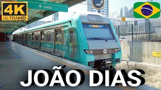 ESTAÇÃO JOÃO DIAS | MOVIMENTAÇÃO DE TRENS - LINHA 9 ESMERALDA