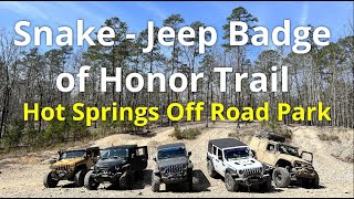 Snake Jeep Badge of Honor Trail at Hot Springs Off Road Park #adventure #travel